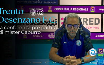 Coppa Italia Serie C, Trento-Desenzano F.C.: la conferenza pre gara di mister Gaburro