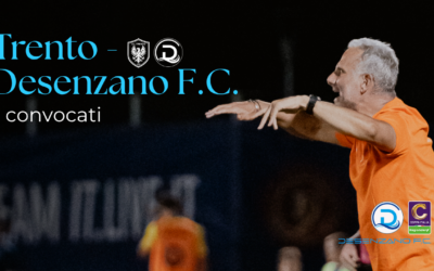 Trento-Desenzano F.C.: i convocati per il Secondo Turno di Coppa Italia Serie C