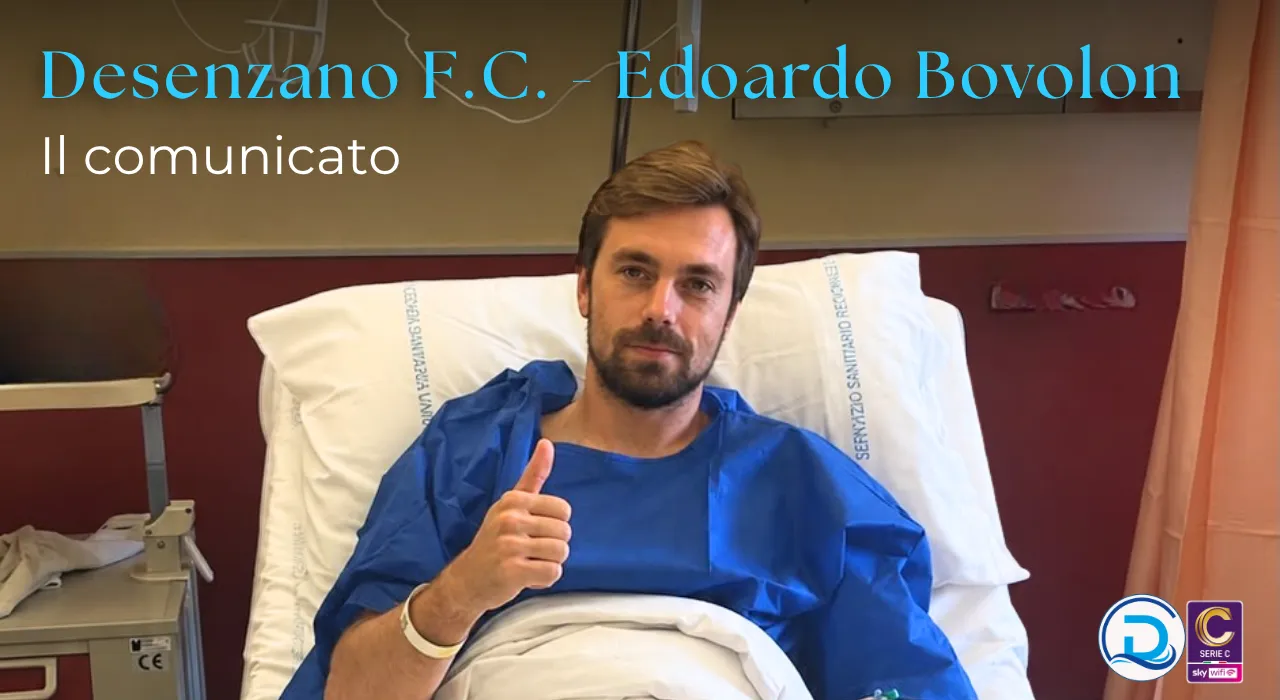 Desenzano F.C., le condizioni di Edoardo Bovolon: il comunicato