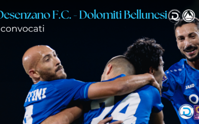 Serie C, Desenzano F.C. – Dolomiti Bellunesi: i convocati per il match