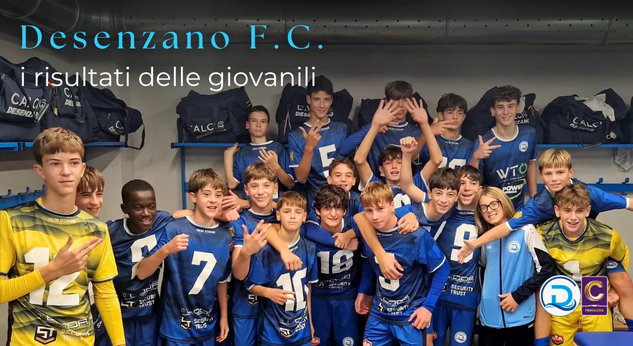 Desenzano F.C., grande vittoria dell’Under 14 sul campo dell’Atalanta: i risultati delle giovanili